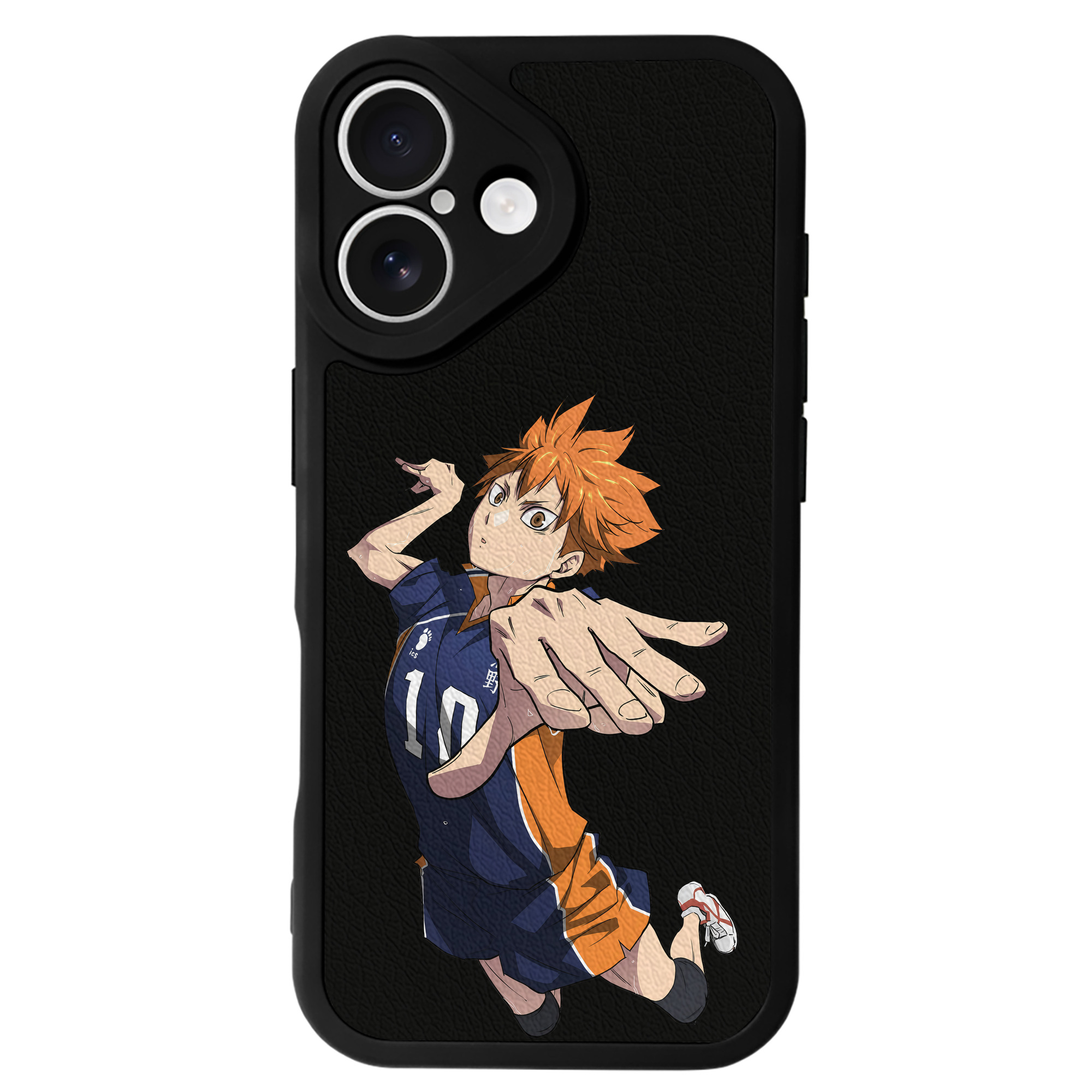 （画像用） ハイキュー!! Haikyu!! 【iPhone 16シリーズ対応】シリコンスマホケース（レザー調） 材質：シリコン